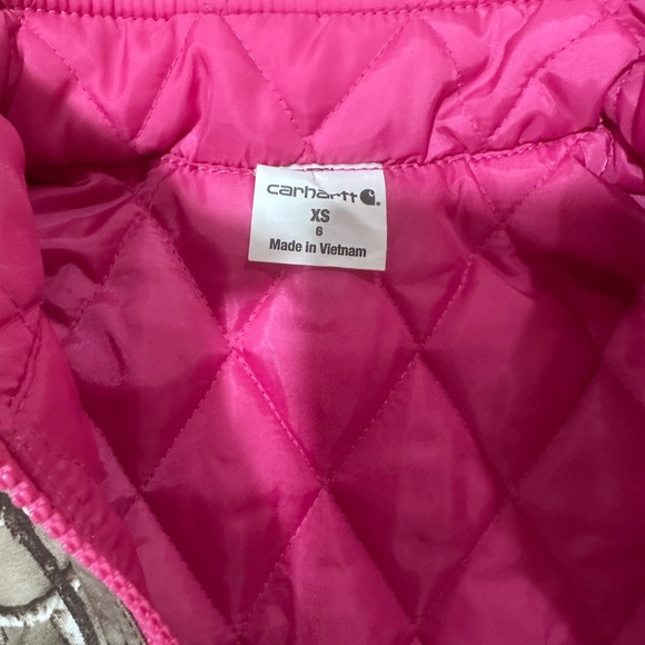 Carhart Girls XS (6) reversible vest - Picture 2 of 3